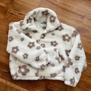 SO junior's fleece zip-up jacket